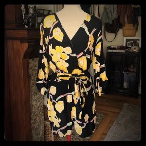 Anthropology Elevenses Floral Romper